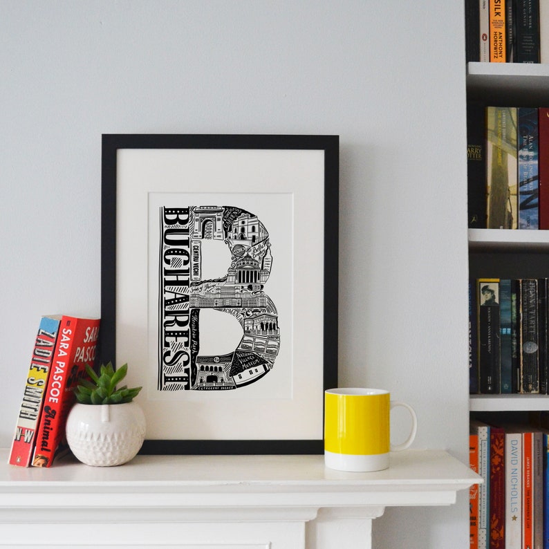 Bucharest Print Bucharest Poster Bucharest Gift Etsy