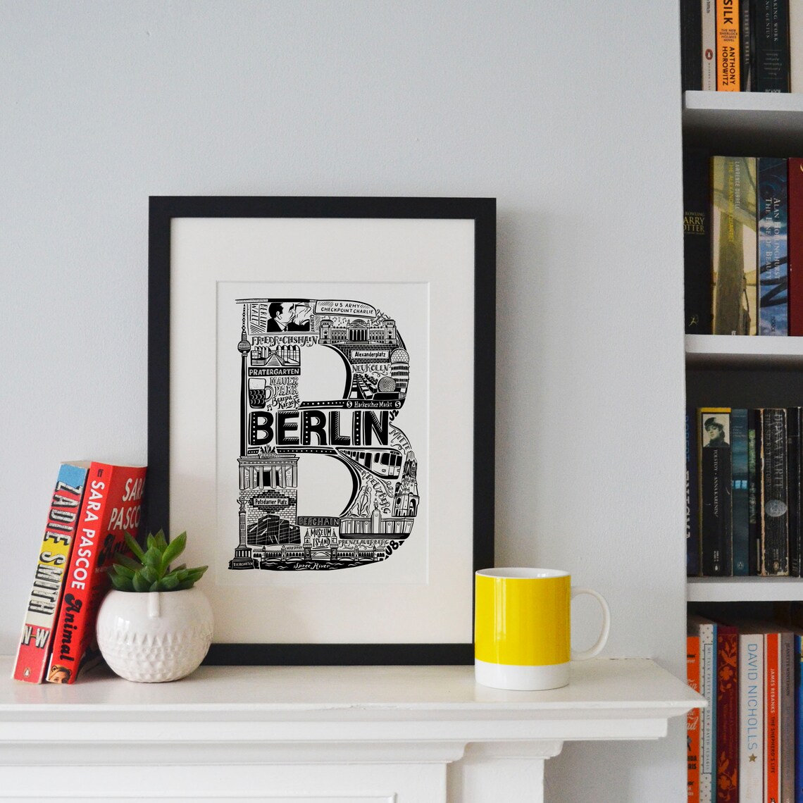 Berlin print Berlin poster Berlin wall art Berlin gift | Etsy