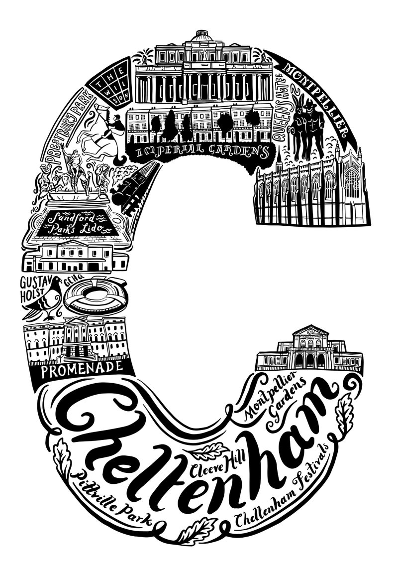 Framed Cheltenham Print Cheltenham Poster Cheltenham Art Etsy UK