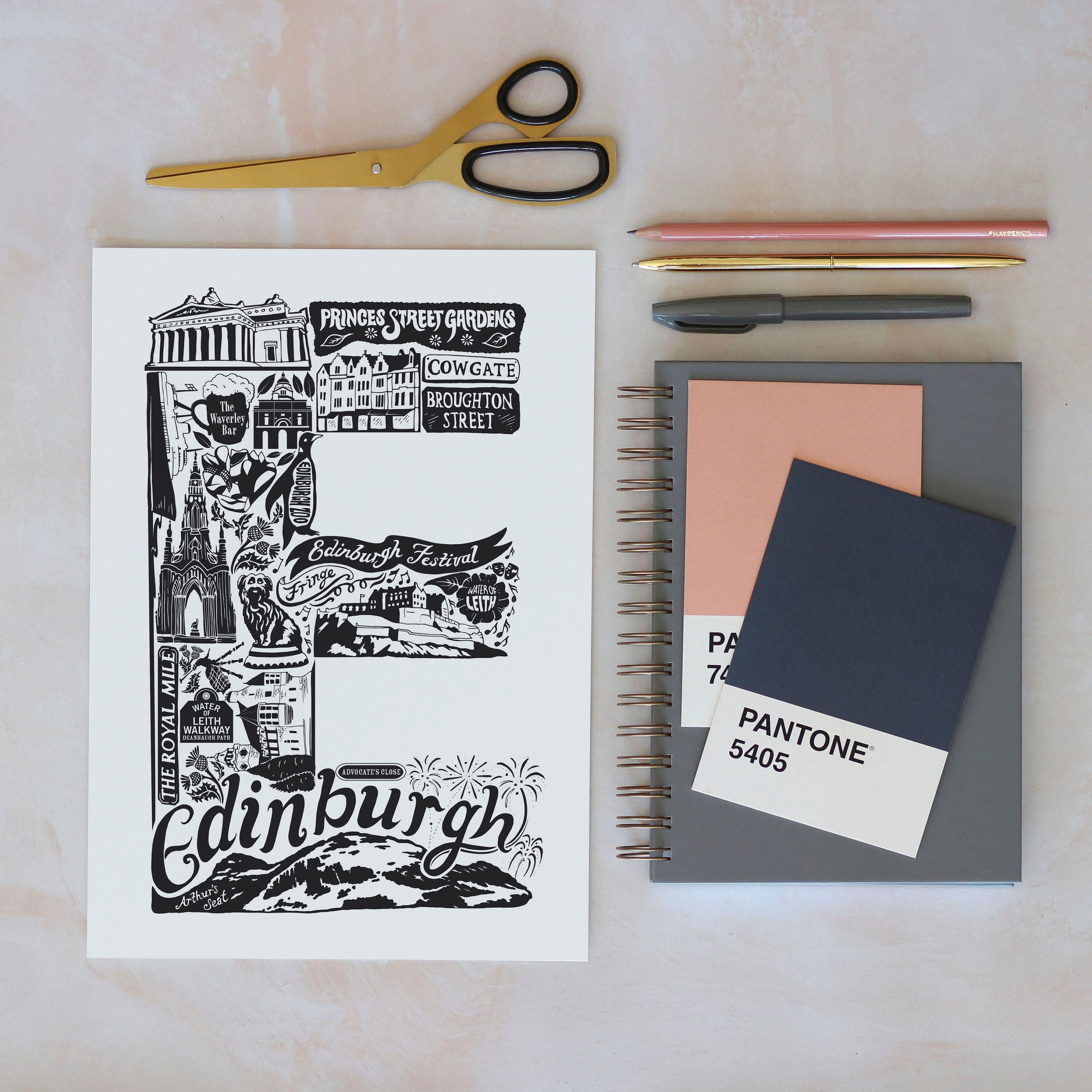 Edinburgh Framed Print Gift UK Edinburgh Gift Edinburgh Etsy