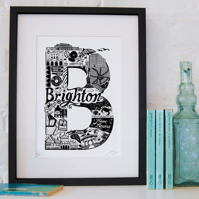 Brighton print image