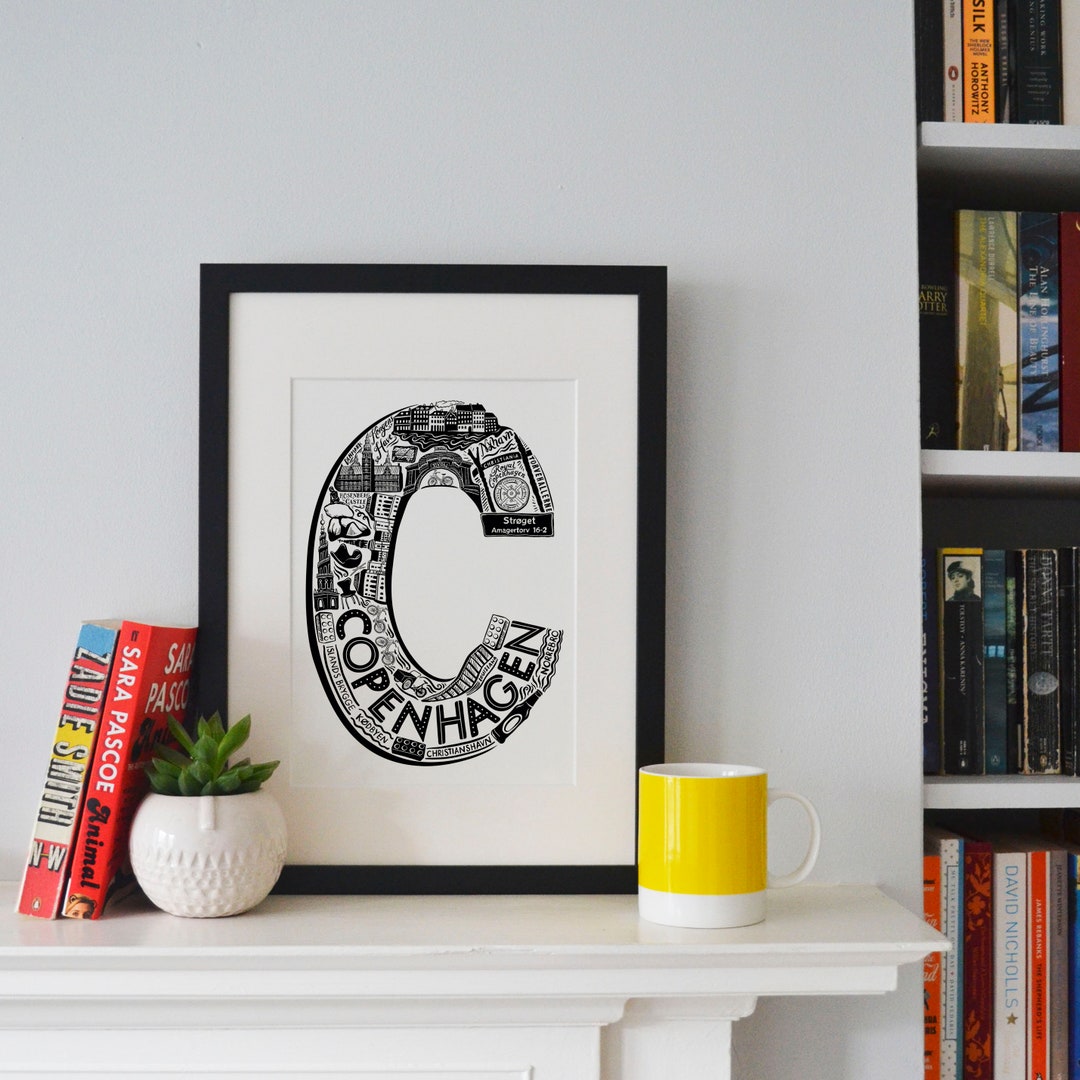 Stampa di Copenaghen Poster di Copenaghen Arte murale di