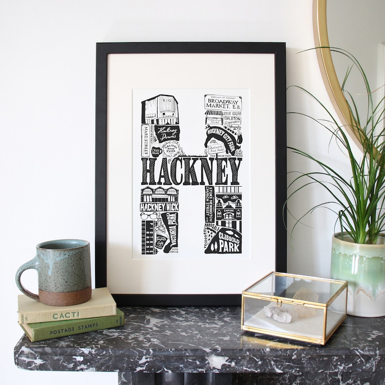 Best of Hackney Framed Hackney Print London Poster Etsy
