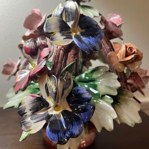 Capodimonte Porcelain Flowers - Etsy