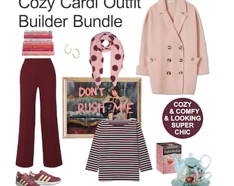 Cardigan Sweatpants T-Shirt Sewing Pattern Bundle: Women's Sizes 6-26 (PDF Pattern