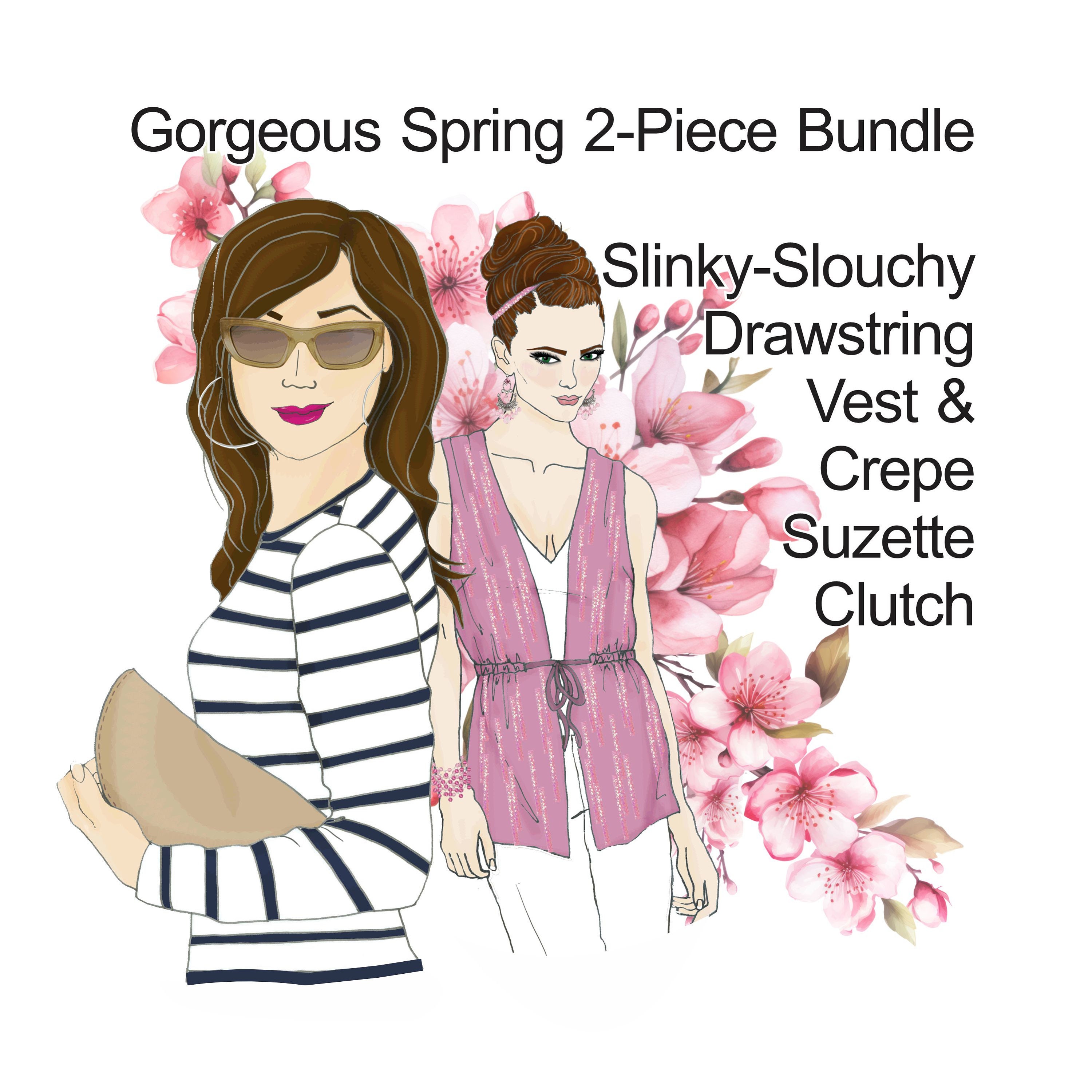 EASY TO SEW Gorgeous Spring 2-piece Pattern Bundle. Wardrobe Update ...