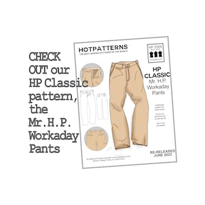 Men&#39;s Workaday Pants Sewing Pattern: Classic Fit (PDF Download)