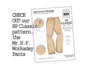 Men's Workaday Pants Sewing Pattern: Classic Fit (PDF Download)