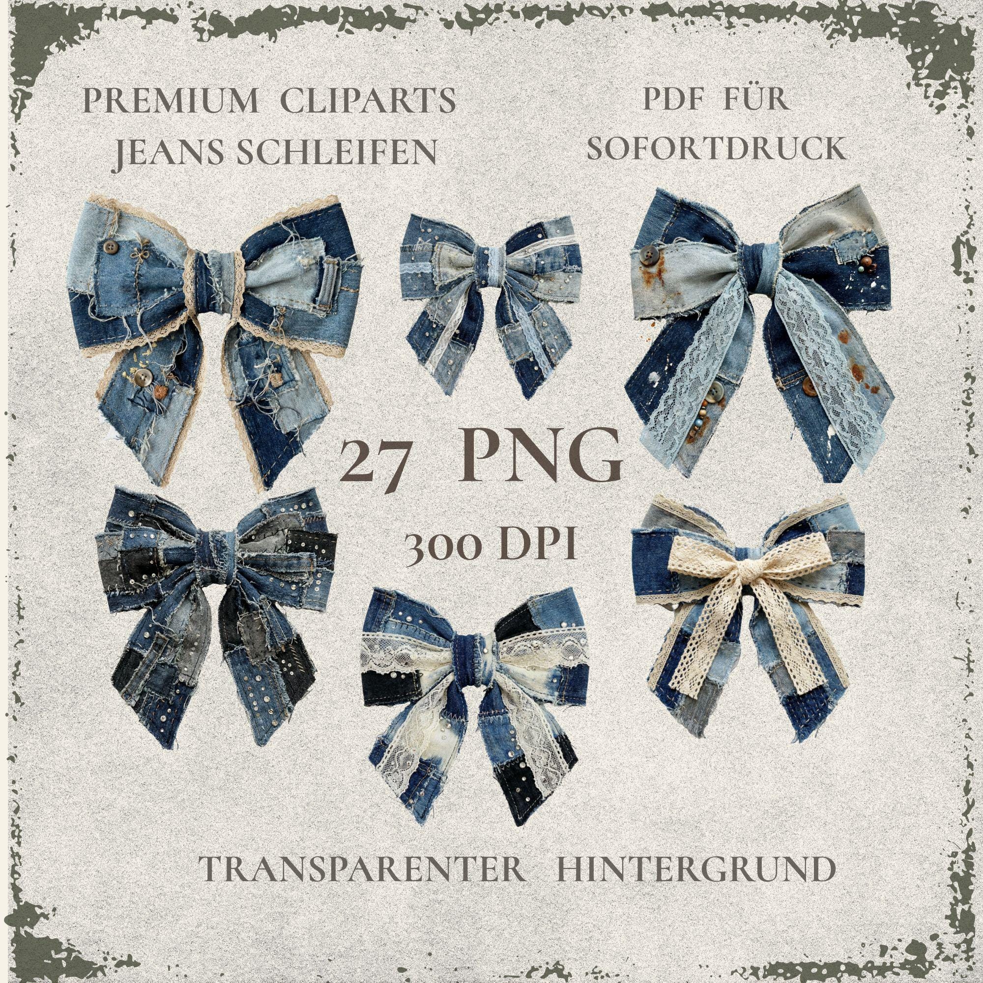 Nœud papillon prénoué en denim bleu marine | En stock Nœud papillon prénoué en denim bleu marine | En stock