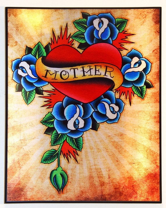 Gym vintage mom tattoo