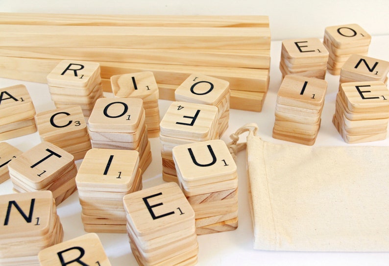 3x3 Extra Large Scrabble Board Boardgame Art Scrabble | Etsy