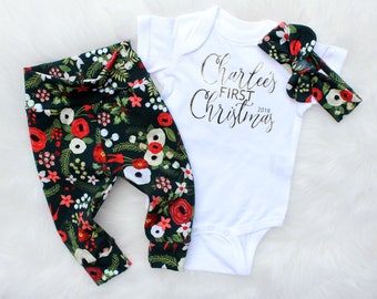 babys first christmas outfit