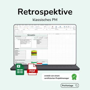 Plantilla de Excel para retrospectiva: lista para usar + guía en PDF | Plantilla para retrospectiva de sprint/agile | Descarga de una página para equipos ágiles