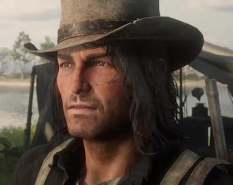 John’s Western Cowboy Hat – Vintage Outlaw Style – RDR Inspired Cosplay Hat