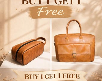 Compre 1 e Leve 2: Conjunto Personalizado de Pasta para Laptop e Organizador de Artigos de Higiene Pessoal, Presente Ideal para Viagens Masculinas