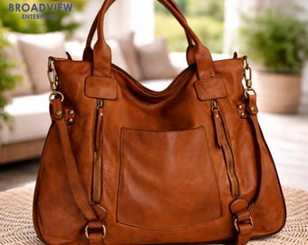 Soft Italian Leather Hobo Bag – Handmade in Florence, Luxury Everyday Purse