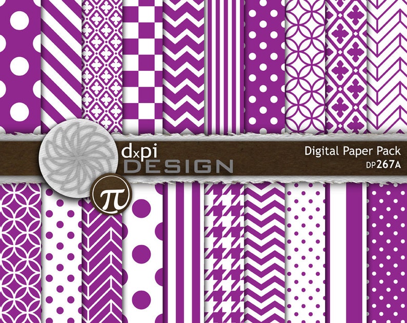 Violet Digital Paper & Printable Background Patterns - Red Violet ...