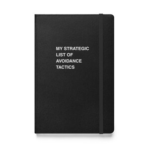 Hardcover bound notebook