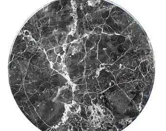 Dessus de table basse rond en pierre de marbre, dessus de table coupé sur mesure