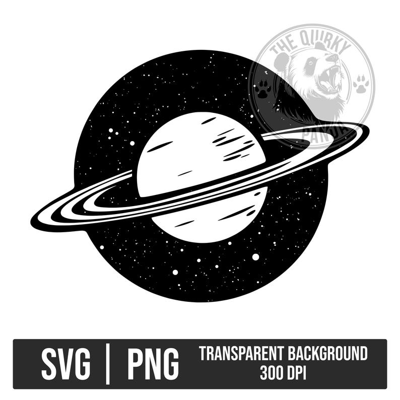 Space Planet SVG PNG Vector Illustration | Cosmic Astronomy Celestial ...