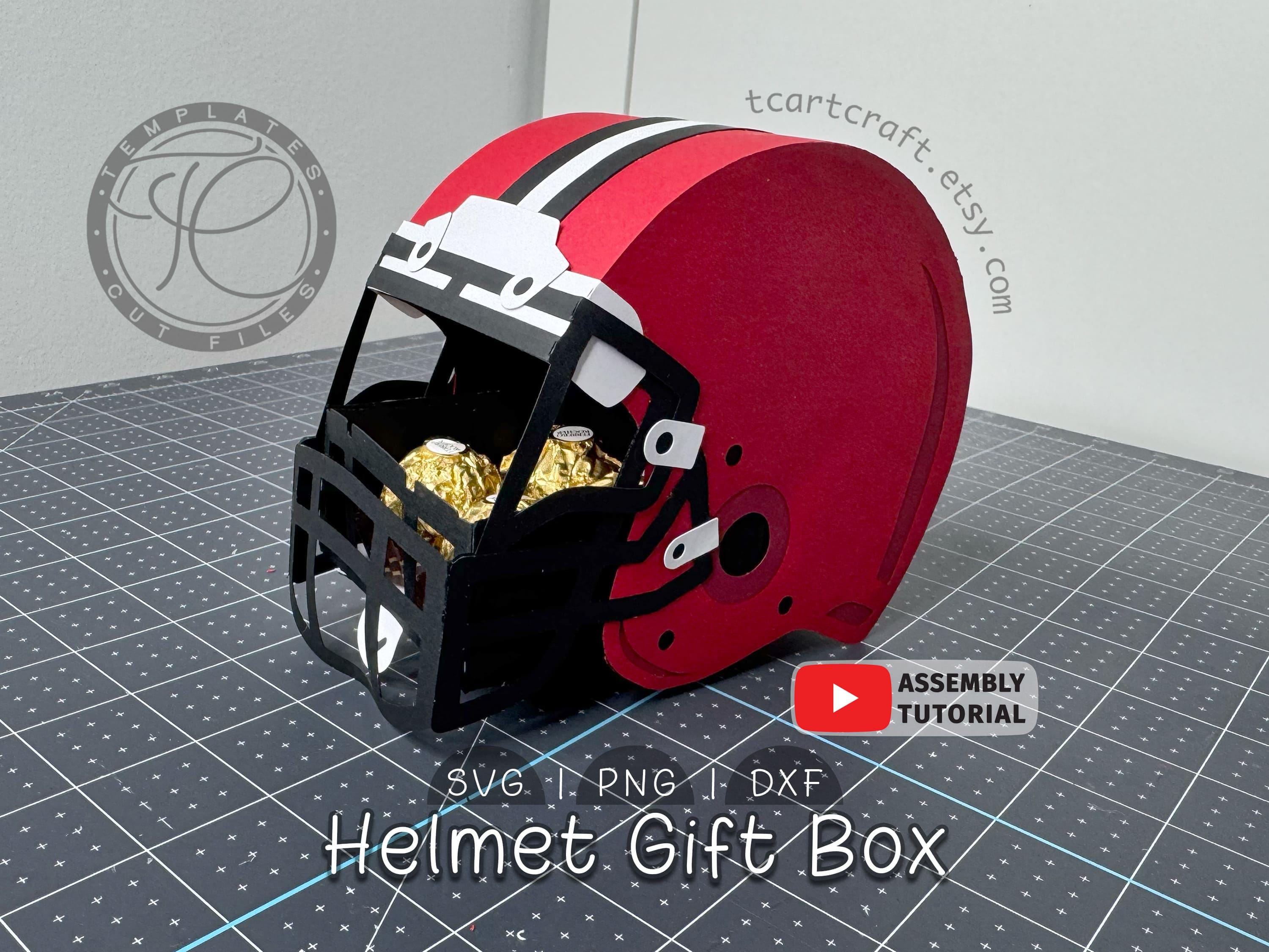 3d Paper Football Helmets - Etsy 3d Paper Football Helmets - Etsy