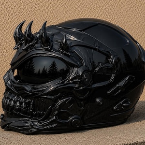 Cyberpunk Motorcycle Helmet Dot Approved - Etsy Cyberpunk Motorcycle Helmet Dot Approved - Etsy
