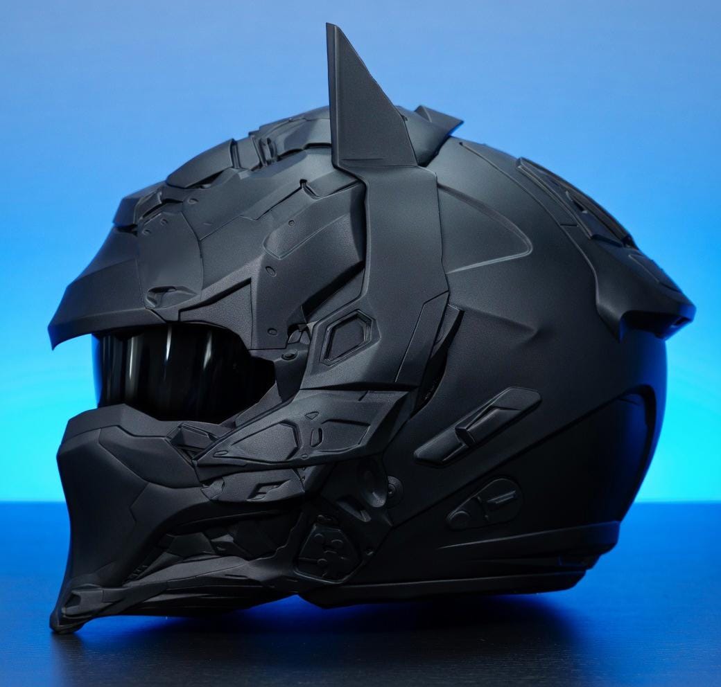 batman motorcycle helmet amazon Batman Style Motorcycle Helmet DOT ECE Approved, Custom Superhero Biker  Helmet