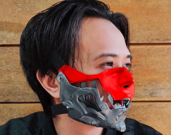 サイバーパンクマスク - サイバーマスク - Etsy 日本