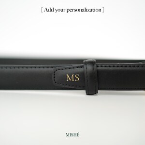 Leren damesjeansriem, dunne riem, zwarte of bruine minimalistische riem, gouden gespriem, casual alledaagse riem, klassieke leren tailleriem afbeelding 20