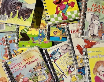 My First Little Golden Book Junk Journal • Upcycled Vintage Storybook
