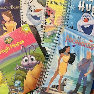 Diario Disney Junk grande: páginas originales y 30 páginas blancas.