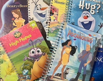 Diario Disney Junk grande: páginas originales y 30 páginas blancas.