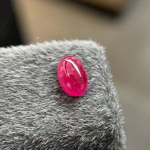 Natural Ruby , 1.49 carats , 7.69 x 5.09 x 3.47 mm , July Birthstone , Ruby cabochons