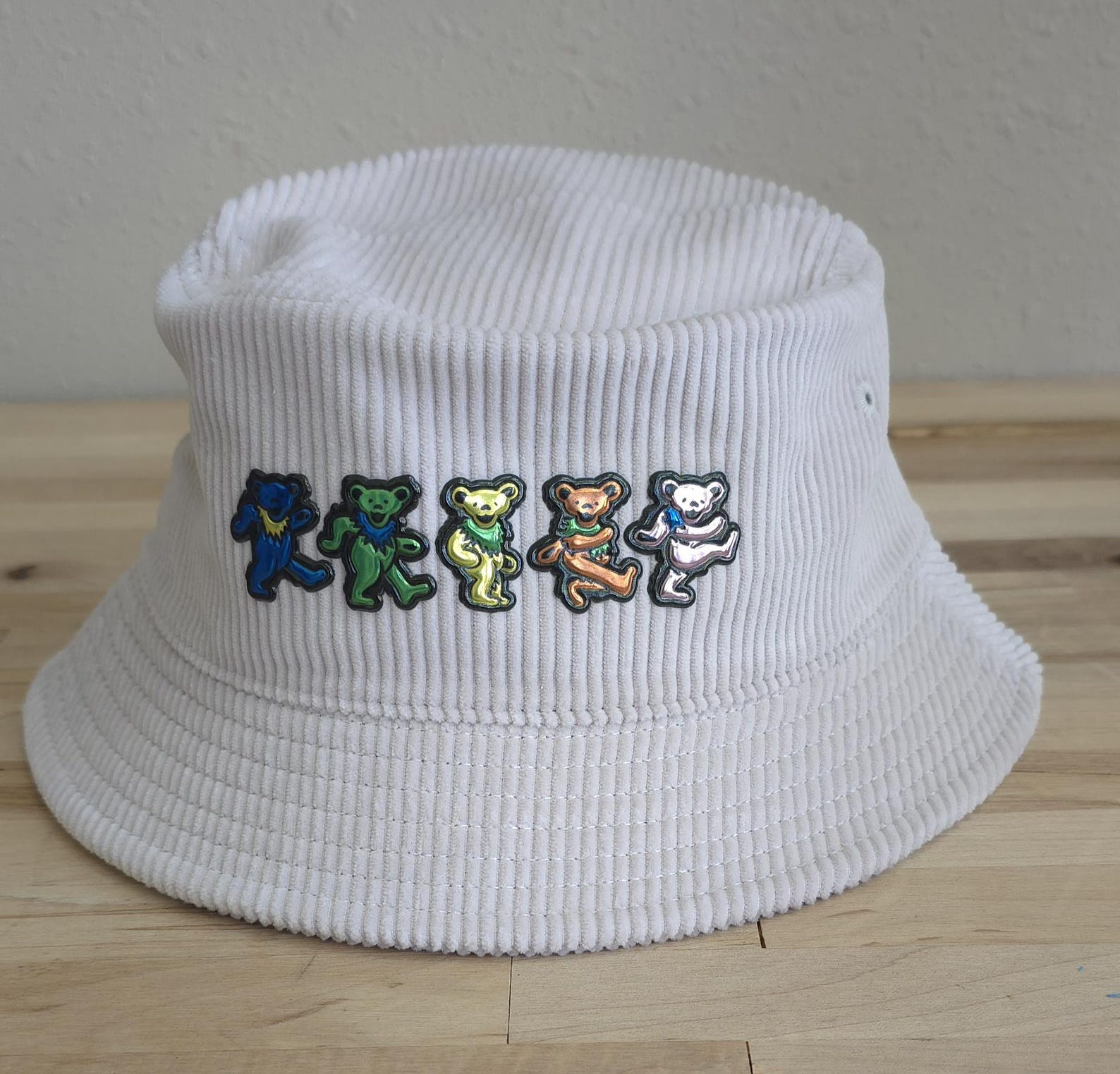 Grateful Dead Metallic Dancing Bears Corduroy Bucket Hat - Etsy Canada