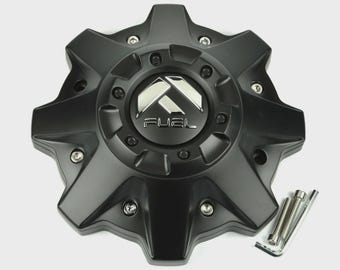 Matte Black Fuel Off-Road Wheel Center Caps  8 Lug 1002-53-B M-447 Rim