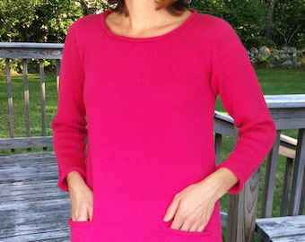 A-Line Tunic to Knit PDF Pattern Instant Download