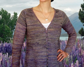 Lupin Cardigan to Knit PDF Pattern Instant Download