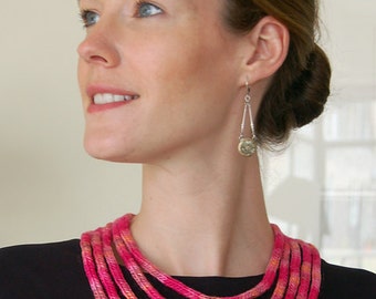 Soft Necklaces to Knit PDF Pattern Instant Download