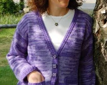 Evesham Jacket to Knit PDF Pattern Instant Download