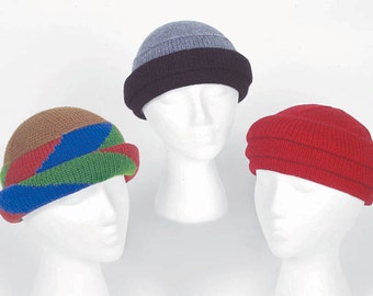 Tube Hats to Knit PDF Pattern Instant Download