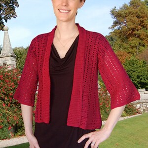 Crochet Lace Cropped Jacket