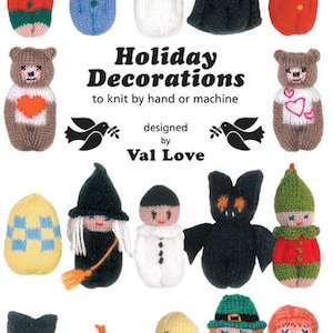 Holiday Decorations to knit by hand or machine Pattern Book image 2