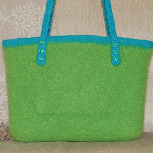 Felted City Bag to Crochet PDF Pattern Instant Download