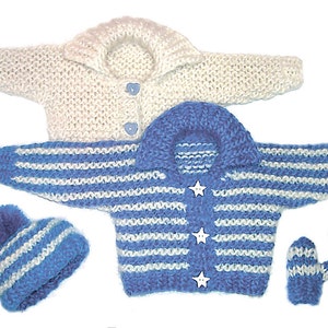 Child&#39;s Winter Sweater to Knit PDF Pattern Instant Download