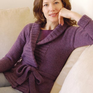 Wickeljacke zum Stricken PDF Pattern Instant Download