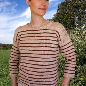 Bretton Sweater to Knit PDF Pattern Instant Download