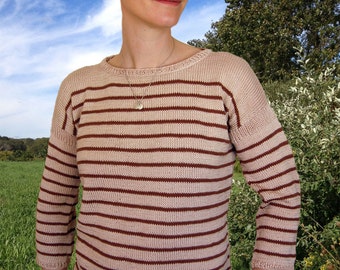 Bretton Sweater to Knit PDF Pattern Instant Download