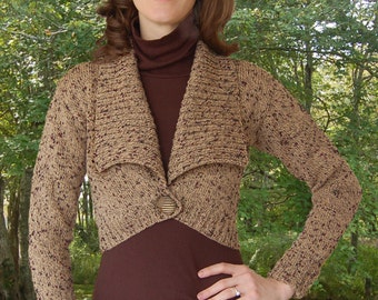 Nottingham Shrug to Knit PDF Pattern Instant Download