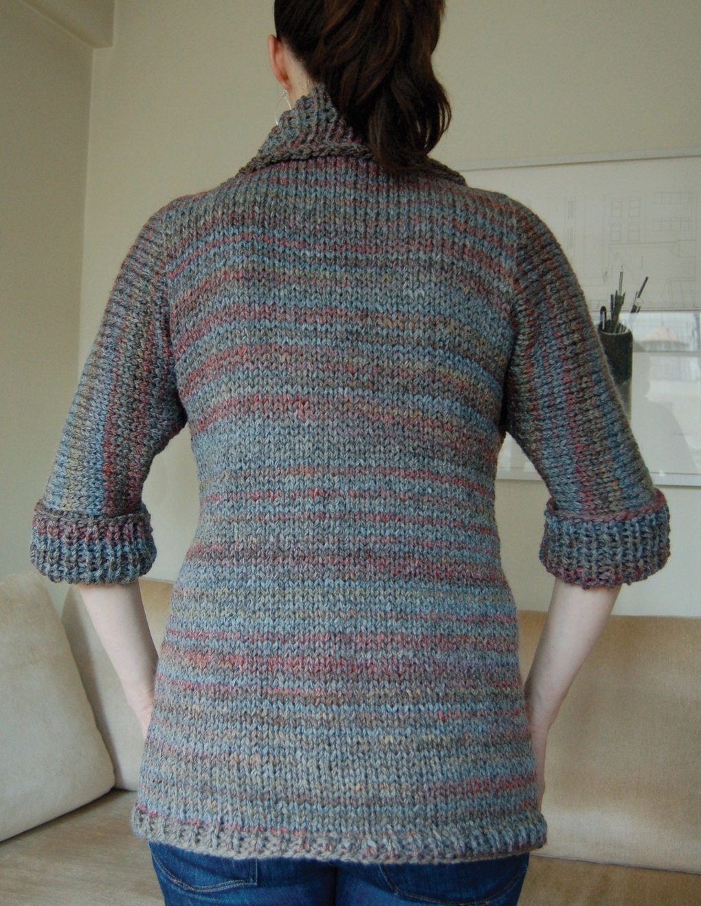 Quick Jacket to Knit PDF Pattern Instant Download - Etsy