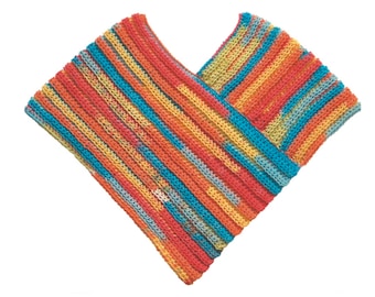 Child's Poncho to Crochet PDF Pattern Instant Download